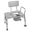 Combination Padded Transfer Bench Commode