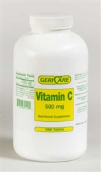 Geri Care Vitamin C Tablets 500 mg Bottle of 100
