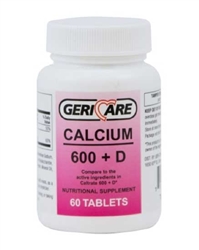 Geri Care Calcium 600 mg plus Vitamin D 200 IU