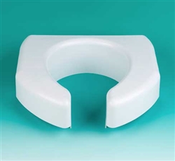 Basic Open Front 3" Elevated Toilet Seat 350 lbs Capacity