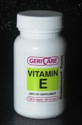 Geri Care Vitamin E 400 IU mg Softgels Bottle of 100
