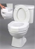 Basic Open Front Elevated Toilet Seat with Closed Front Option