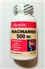 Major Pharmaceuticals Niacinamide 500 mg Tablets Bottle of 100