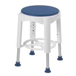 Drive Medical Rotating Round Shower Stool with Padded Seat