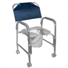 Drive Aluminum Shower Chair and Commode with Casters