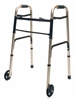 Lumex Everyday Wheeled Walker in Gold Color with 5 Inch Wheels by Graham Field.