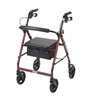 Lightweight Aluminum Rollator with 7.5 inch Casters by Drive Medical