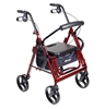 Duet Rollator Transport Chair Combo with 8 inch Casters by Drive Medical