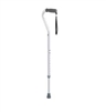 Carex Offset Aluminum Height Adjustable Cane