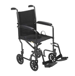 Steel Transport Chair Wheelchair by McKesson