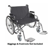 Sentra EC Heavy Duty Wide Bariatric Wheelchair by Drive Medical