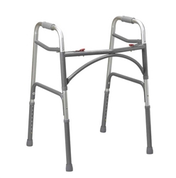 Bariatric Aluminum Folding Walker Two Button