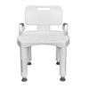 McKesson Premium Series Plastic Shower Chair with Back and Arms