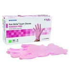 McKesson Pink Nitrile Exam Gloves
