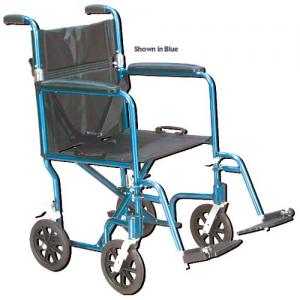 Wheelchair Transport Lightweight 17  Black