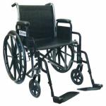 Wheelchair Econ Rem Desk Arms w Swing-Away Footrests