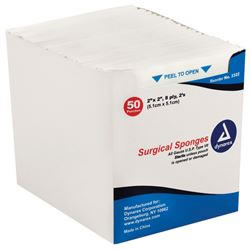 Gauze Sponges Sterile- 2's 4 X 4 -12ply  25-2's per tray