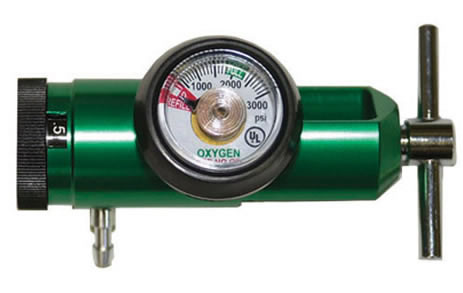 Oxygen Regulator for D E Tanks 0-15 LPM  CGA870