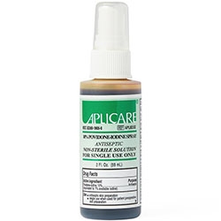 Medline 10% Povidone Iodine Prep Solution 2-oz Spray â€“ Case of 24 â€“ Broad-Spectrum Antiseptic