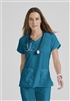 Grey's Anatomy Active V-Neck Top with Side Panels #41423