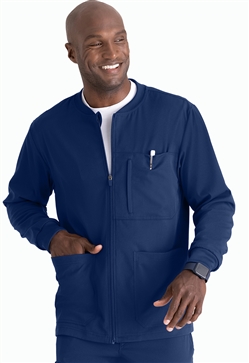 Grey's Anatomy Spandex Stretch Men's React Warm-up Scrub Jackets #GRSW871