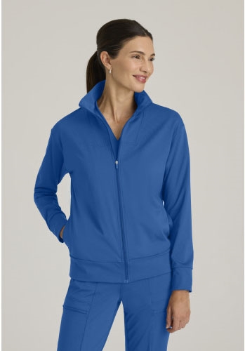 Grey's Anatomy Knit Stretch Women's Ease 4-Pocket Warm-up Jackets #GRSW923