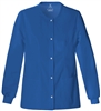 Cherokee Luxe Snap Front Jacket in Royal- Size XXS