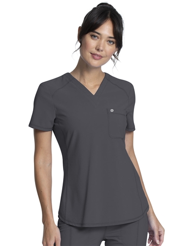 Infinity Antimicrobial Tuckable V-Neck Top #CK687A
