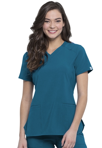 Infinity Antimicrobial Protection Flattering V-Neck Tops #CK865A