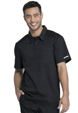 Cherokee Revolution Workwear Men's Polo Scrub Shirt #WW615