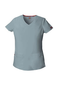 Dickies Scrubs EDS Junior Fit Women's V-Neck Top