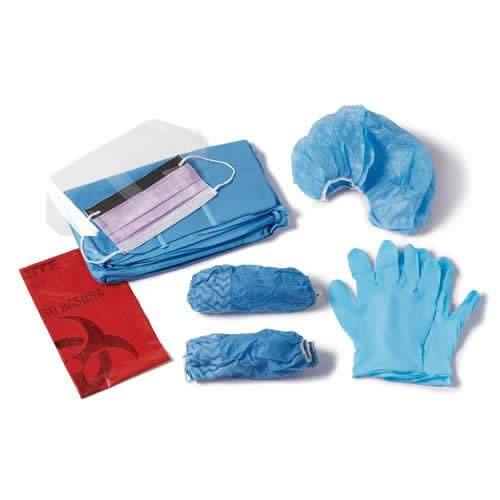 Employee Protection Kit  Kits with Mask Eye Shield  Qty. 25