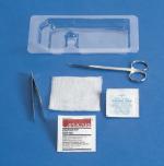 E*Kits Suture Removal Tray W  Metal Scissors & Forceps