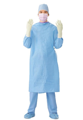 Sterile Fabric-Reinforced Sirus Surgical Gowns with Raglan Sleeve 30/Case #DYNJP2501