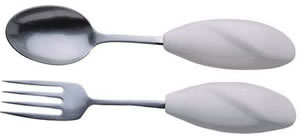 Comfortable Spoon And Fork Holders  pair