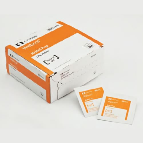 Webcol Alcohol Prep Pads Bx 200