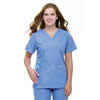 Landau Women's V-Neck Medical Scrub Top #8219