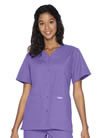 Landau Women's Snap Front Medical Scrub Top #8232