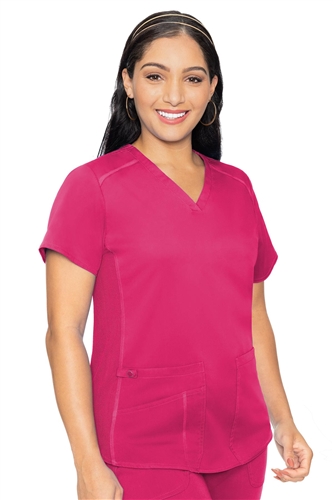 MEDCOUTURE Touch V-Neck Shirttail Scrub Tops #7459