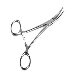 Crile Forceps  floor grade  - 6 1 4   Curved