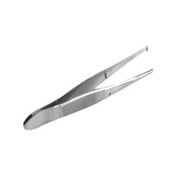 Iris Dressing Forceps  floor grade  - 4 1 4   1 x 2 Teeth  Qty. 1 Dz