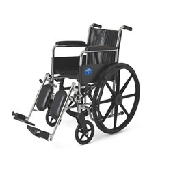 Excel 2000 Wheelchairs: Permanent Full-Length Arms, Swing-Away Detachable Elevating Legrests, Black