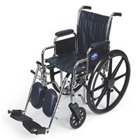 Excel Narrow Wheelchair  Removable Desk-Length Arms  Swing-Away Detachable Elevating Legrests