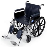 Excel Extra-Wide Wheelchairs  22  Wide  Removable Full-Length Arms  Swing-Away Detachable Elevating Legrests