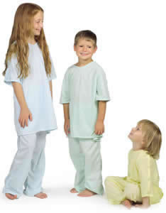 Medline Comfort-Knit Pediatric IV Gowns Qty. 24 #MDT011282