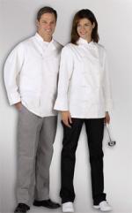 Pearl Button Chef Coat