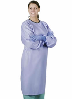 Unisex Blockade Antistatic Barrier Backless Gowns #6636