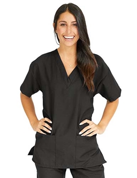 PerforMAX Women's V-Neck Tunic 2 Pocket Scrub Tops #ML839