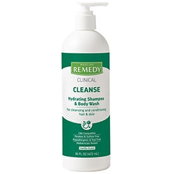 Remedy Clinical Shampoo and Body Wash 16 oz Bottle â€“ Sulfate-Free Hydrating Cleanser 12/Case