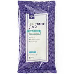 ReadyBath Rinse-Free Conditioning Shampoo Caps, Scented â€“ 30/Case No-Rinse Hair Cleaning Cap